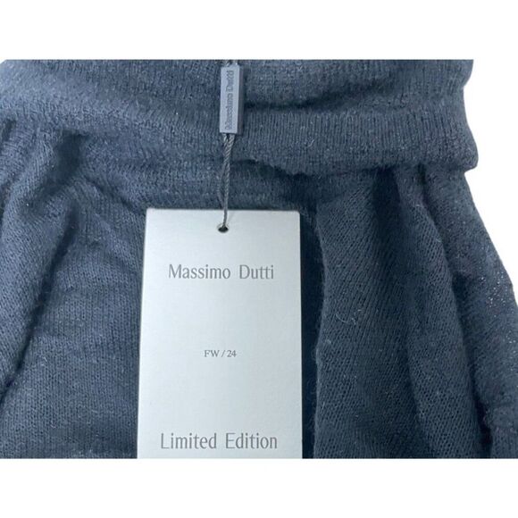 Massimo Dutti Womens Cashmere Sweater S Small Black Turtleneck 5781/555 NWT - Picture 6 of 9